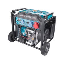 benzinmotoros áramfejlesztő, 9 kVA, 400V/230V, inverteres, elektromos indítású