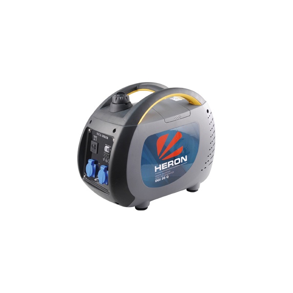 benzinmotoros áramfejlesztő, 1800VA, 230V hordozható, szabályozott digitális kimenet (DGI-20Q)