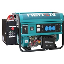 benzinmotoros áramfejlesztő inditó automatikával GSM modullal (HAE-3/1 GSM), max 5500 VA, egyfázisú, (EGM-55 AVR-1E)
