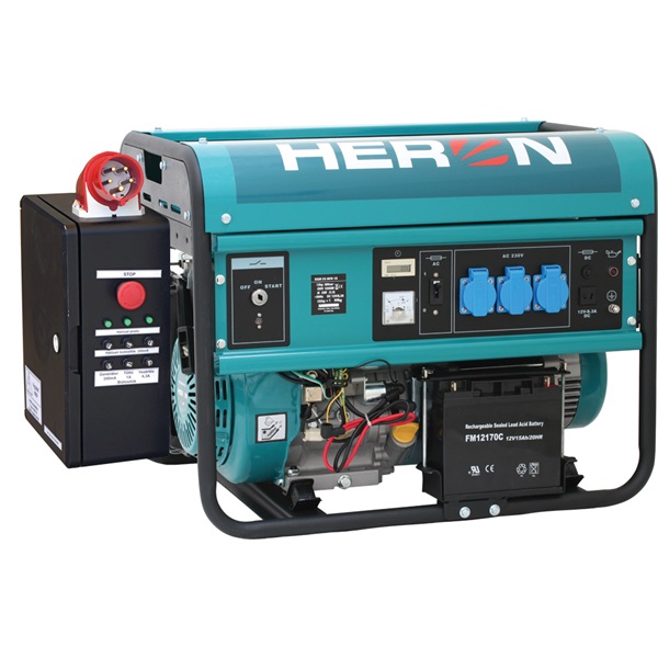 benzinmotoros áramfejlesztő inditó automatikával (HAE-3/1), max 5500 VA, egyfázisú, (EGM-55 AVR-1E)