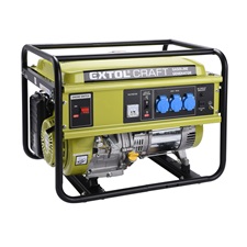 benzinmotoros áramfejlesztő, max 5500 VA, egyfázisú