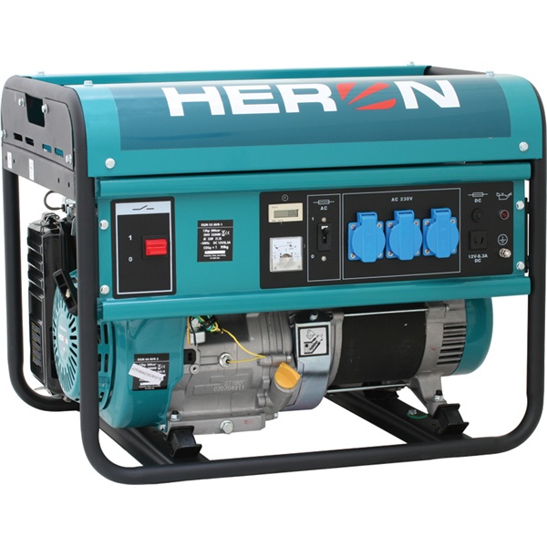 benzinmotoros áramfejlesztő, max 5500 VA, egyfázisú (EGM-55 AVR-1); kifutó típus, utódja: 8896413