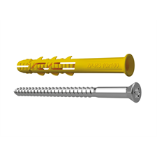 keretrögzítő dübel RS süllyesztett fejjel 10×220mm, 25db