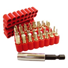 bit klt. CV. 32db + bittartó, lapos, PH, PZ, imbusz, torx