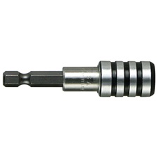 bittartó szár, 1/4", 60mm; gyorskioldóval, rozsdamentes acél, CV. 6150, mágneses