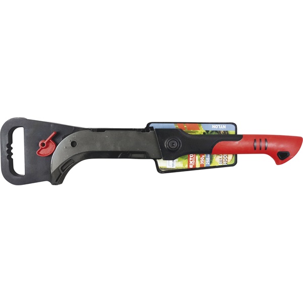 bozótvágó kés (macheta), teljes/penge hossz: 440/250mm, teflon bevonatú penge, üreges nylon nyél
