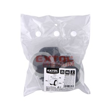 bútorgörgő 2 db, önbeálló, szürke PU, 50mm, max. teherbírás: 25 kg/db, csap 11 mm