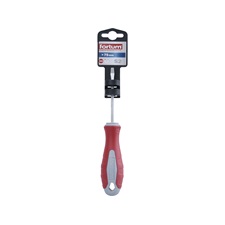 csavarhúzó lapos, S2 acél, mágneses; 3×75mm, FORTUM