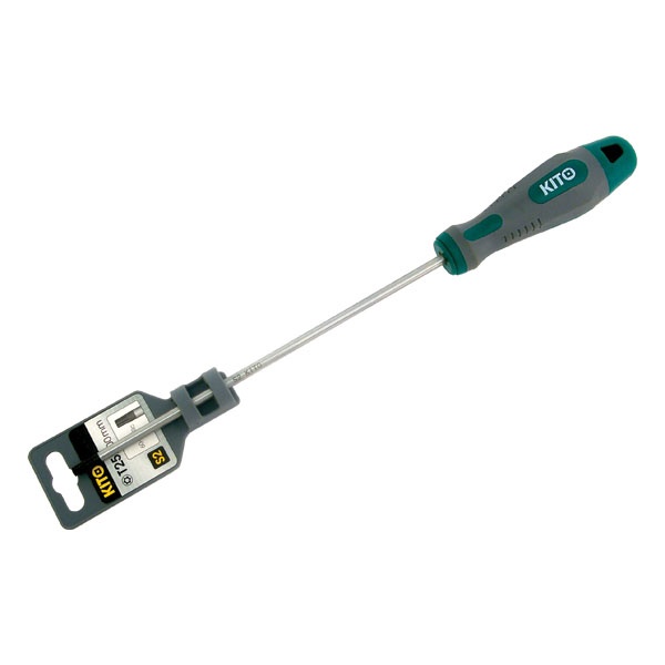csavarhúzó, lyukas, TORX, S2, mágneses; T25×200mm