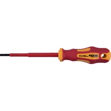 csavarhúzó szigetelt 1000V, lapos 5,5×125 mm, CrV., VDE, GS