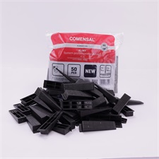 csempeszintező ék (lapszintező ék), 50db, fekete, újrafelhasználható