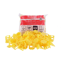 csempeszintező talp (lapszintező kapu), 3mm, 100db, sárga, egyszer használatos