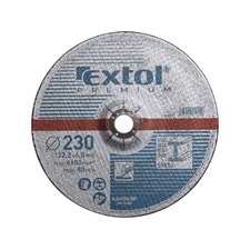 csiszoló korong acélhoz, kék; 230×6,0×22,2mm, max 6600 ford/perc