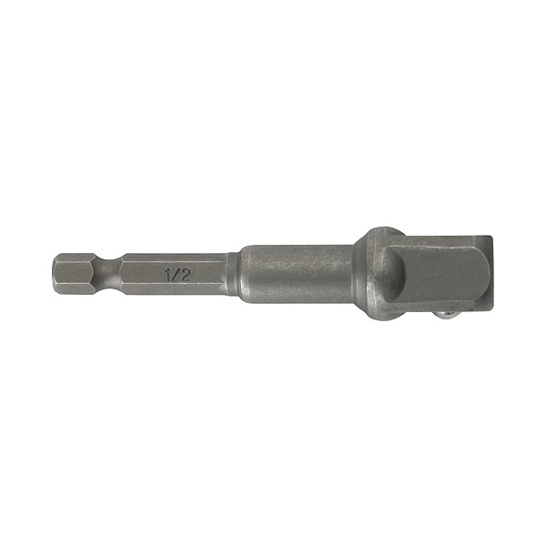 dugókulcs adapter; 1/2", befogás: 1/4" hatszög