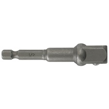 dugókulcs adapter; 1/2", befogás: 1/4" hatszög