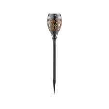 éjszakai, kerti LED lámpa, " lángoló fáklya "napelem+szenzor, Ni-Mh akku, 200mAh, leszúrható, 58cm, 12 db/dob