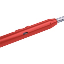 elektromos plazma (ARC/Atomic/ívgyújtó) öngyújtó, hajlítható szárral, 26 cm, USB tölthető