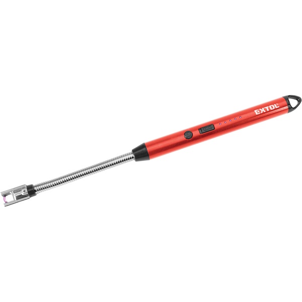 elektromos plazma (ARC/Atomic/ívgyújtó) öngyújtó, hajlítható szárral, 26 cm, USB tölthető