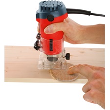 élmarógép, 500W, befogás: 6mm, 33.500 ford/perc, 1,3 kg