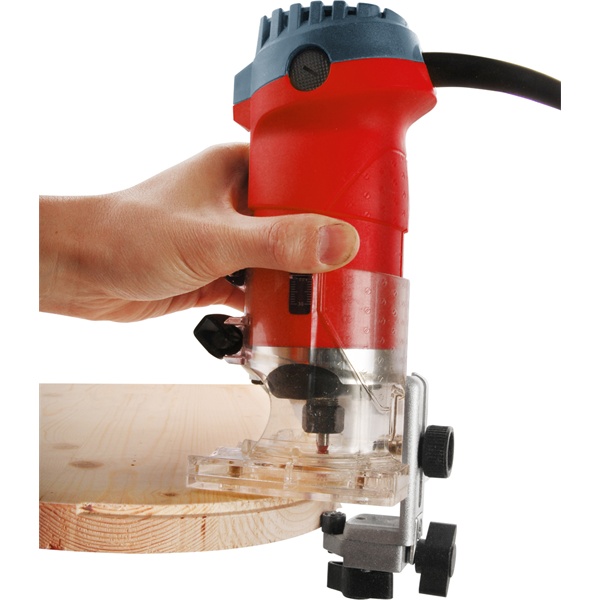 élmarógép, 500W, befogás: 6mm, 33.500 ford/perc, 1,3 kg
