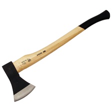 fejsze hickory nyél, 1600g, kovácsolt acél fej, edzett él; DIN7294