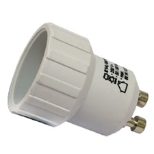 foglalat átalakító adapter E14 mini/GU10, max.60 W / 0,3 A