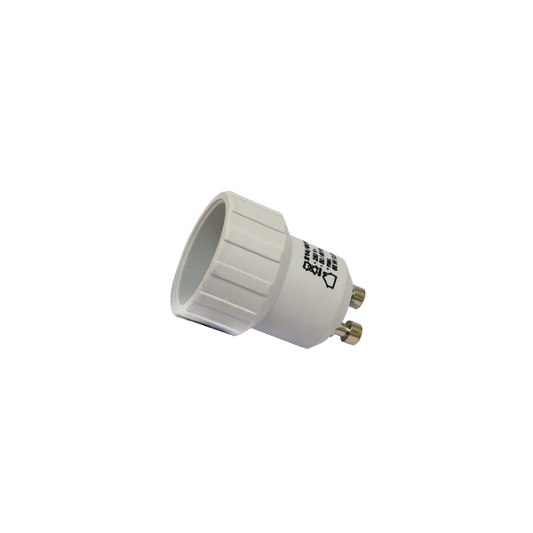 foglalat átalakító adapter E14 mini/GU10, max.60 W / 0,3 A