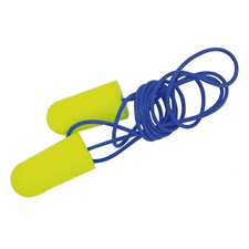 füldugó zsinórral EAR Soft sárga, PVC habból, 29 deciBel