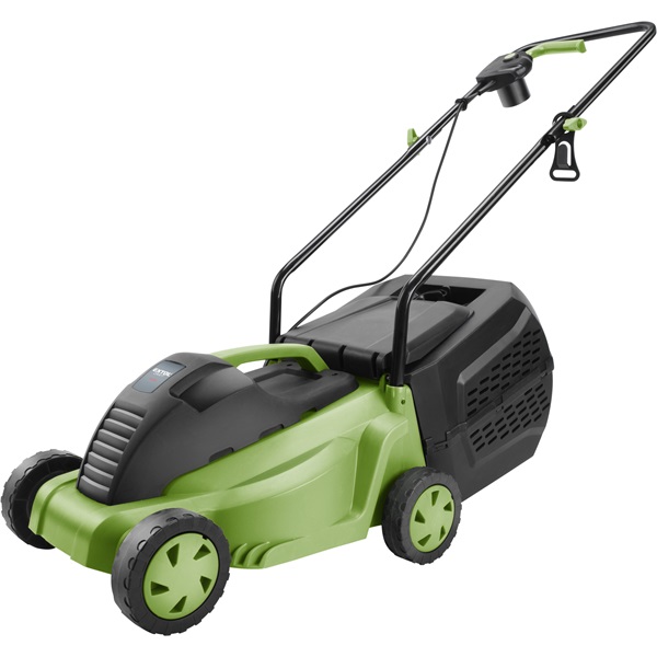 fűnyírógép, 230V, 1200W, vágási kapacítás 32cm, állítható magasság: 25-55mm