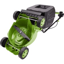 fűnyírógép, 230V, 1200W, vágási kapacítás 32cm, állítható magasság: 25-55mm