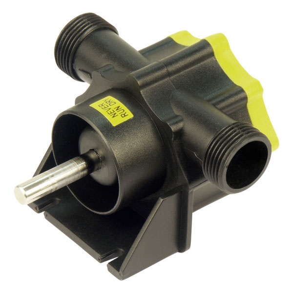 fúrógéppel hajtható mechanikus szivattyú, tiszta (de NEM ivó-)vízhez; 3/4"-os,külsőmenet, műany.,8mm tengely, 20 liter/p