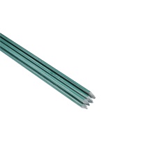 futtató karó üvegszálas, 10 db, zöld, 190cm × 12mm, kör keresztmetszetű
