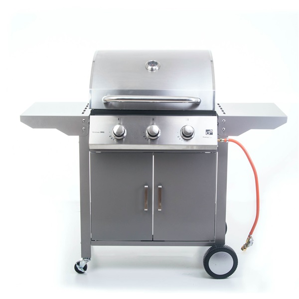gázgrill, 3 égőfej + ajándék nyomáscsökkentő,  Oklahoma