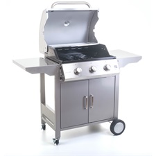 gázgrill, 3 égőfej + ajándék nyomáscsökkentő,  Oklahoma