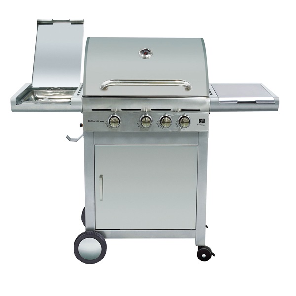 gázgrill, 4 égőfej + ajándék nyomáscsökkentő,  California