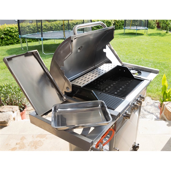gázgrill, 4 égőfej + ajándék nyomáscsökkentő,  California