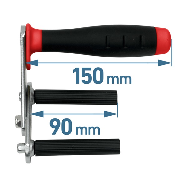 gipszkarton emelő (panelhordó/ kézi gipszkarton szállító), 2 db, fém