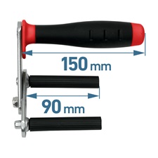 gipszkarton emelő (panelhordó/ kézi gipszkarton szállító), 2 db, fém