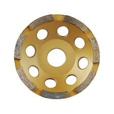 gyémántcsiszoló korong; 125mm×22,2mm, egysoros