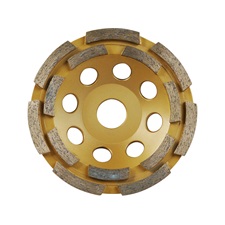 gyémántcsiszoló korong; 125mm×22,2mm, kétsoros