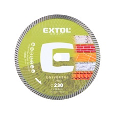 gyémántvágó TURBO; 230×2,6×22,2mm, max.6.600 ford/perc