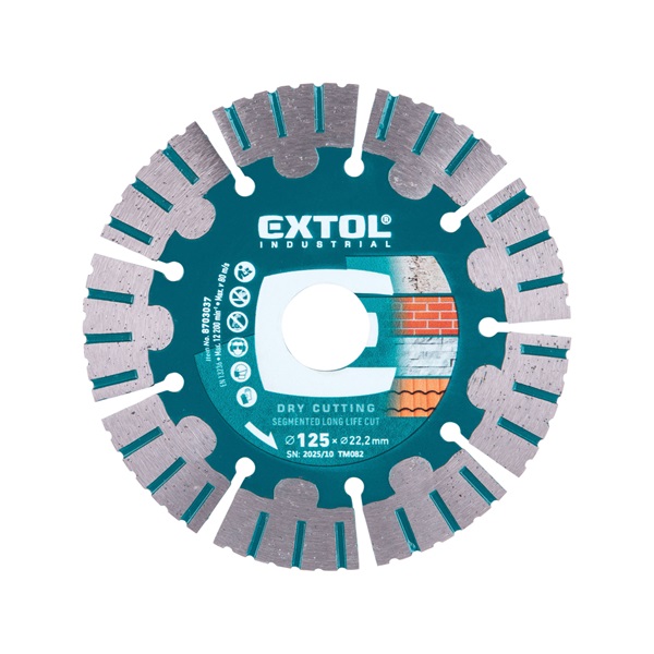 gyémántvágó hosszú élettartam, Long Life Cut; 125mm, száraz és vizes vágáshoz