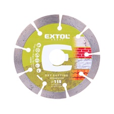 gyémántvágó szegmenses; 115×22,2mm, max.13.200 f/min