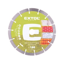gyémántvágó szegmenses; 180×22,2mm, max.8.600 f/min