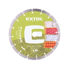 gyémántvágó szegmenses; 230×22,2mm, max.6.600 f/min