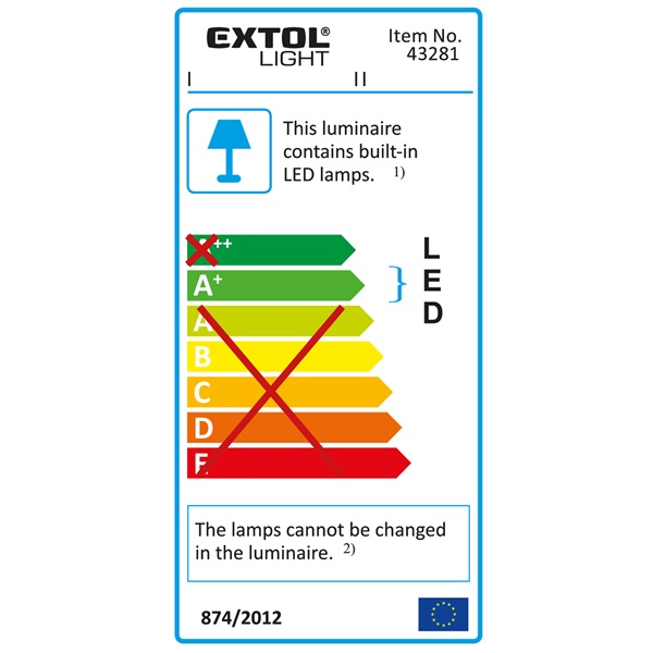 hordozható LED lámpa, 2×10 W, reflektor; 2×800 Lm, IP65, teleszkópos állvánnyal, 230V/50Hz, 2,9 m kábel