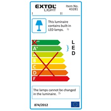 hordozható LED lámpa, 2×10 W, reflektor; 2×800 Lm, IP65, teleszkópos állvánnyal, 230V/50Hz, 2,9 m kábel