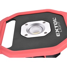 hordozható LED lámpa, elemes reflektor, 10W; 1200 Lm, IP54,  0,67 kg