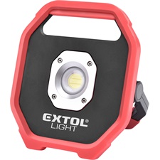 hordozható LED lámpa, elemes reflektor, 10W; 1200 Lm, IP54,  0,67 kg