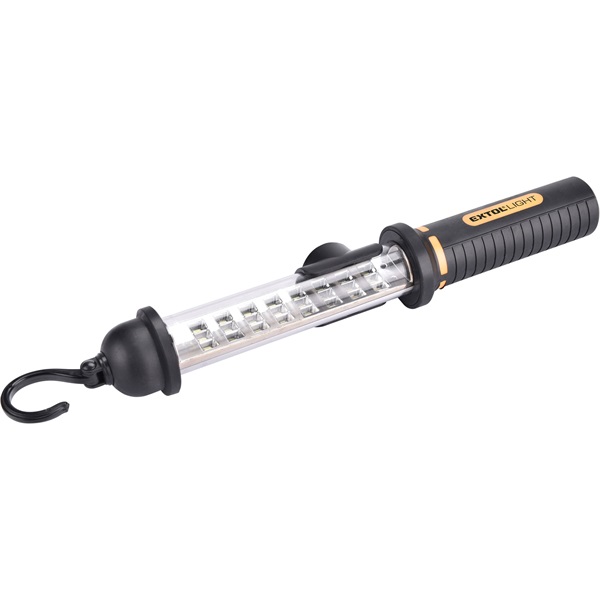 hordozható LED munka lámpa, 24 db LED, 350 lm; 3,6V, 1800mAh beépített Ni-MH akku, tölthető, IP44